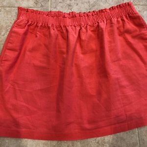 J. Crew sidewalk skirt in coral, sz 20